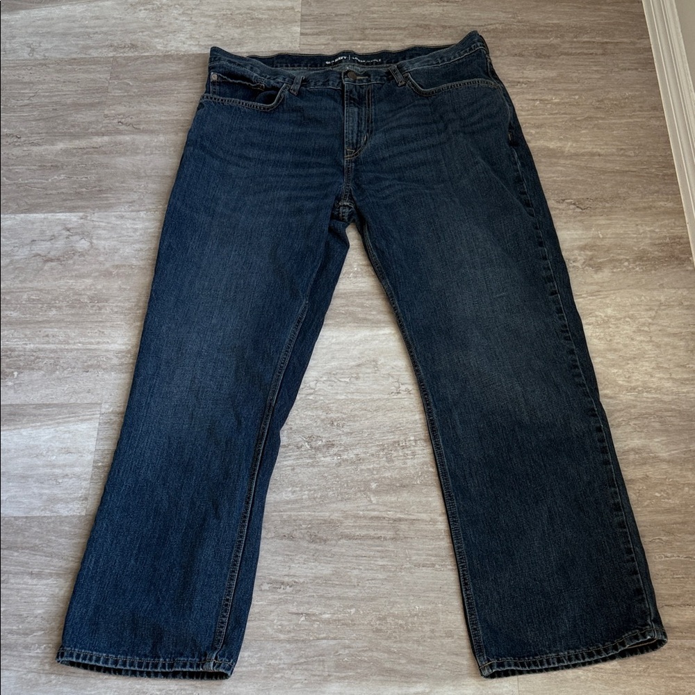 Old Navy men’s dark wash, loose jeans